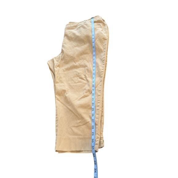 Talbots Pants Tan Khaki's Perfect Crop Basic Casual Everyday Size 20W Petite - Picture 11 of 11